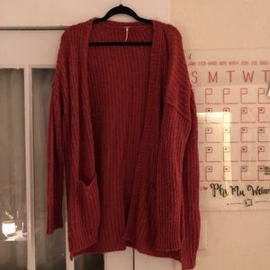 Free People wool cardigan